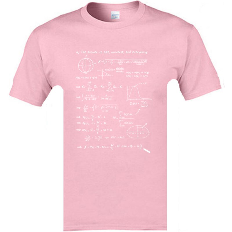 Science Question Answer Math Mysteries Young Tshirt European Family Casual Tee Shirt For Men Plus Size High Quality Print Tshirt