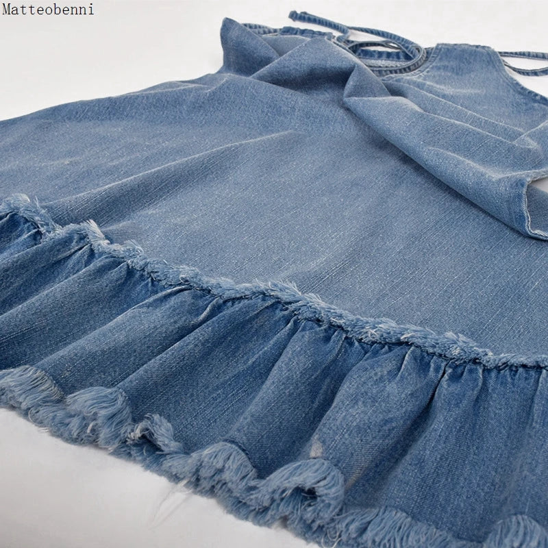 Mini Jeans Kleid