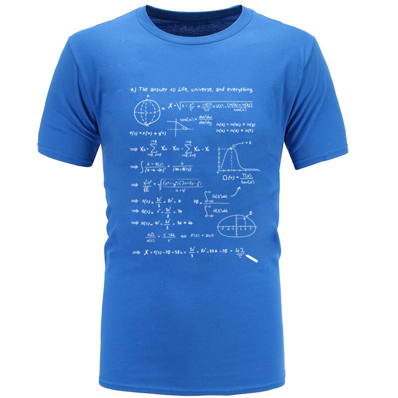 Science Question Answer Math Mysteries Young Tshirt European Family Casual Tee Shirt For Men Plus Size High Quality Print Tshirt