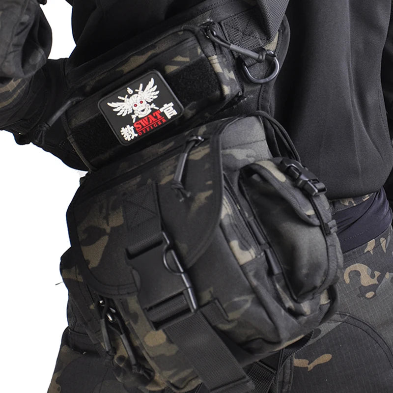 HAN WILD Military Tactical Leg Bag Tool Thigh Pack Camouflage Hunting Bag Waist Pack Motorcycle Riding Bag Military Waist Packs
