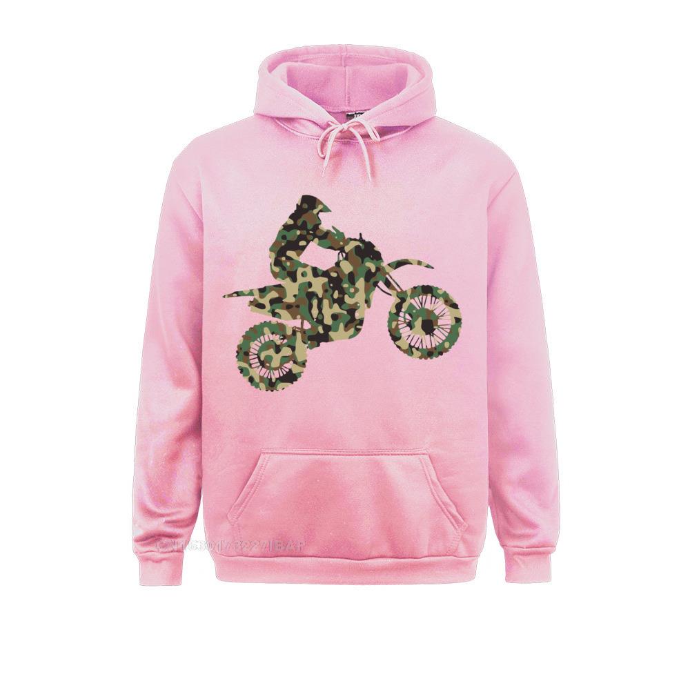 Bike Camouflage Pattern Motorcycle Biker Pullover Hoodie Preppy Style Hoodies Prevailing Men Sweatshirts Simple Style Clothes