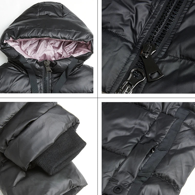 GASMAN Neue 2022 unten jacke weibliche Mode lange Designer frauen winter parka Marke Kontras warme outwear frauen mantel 21792