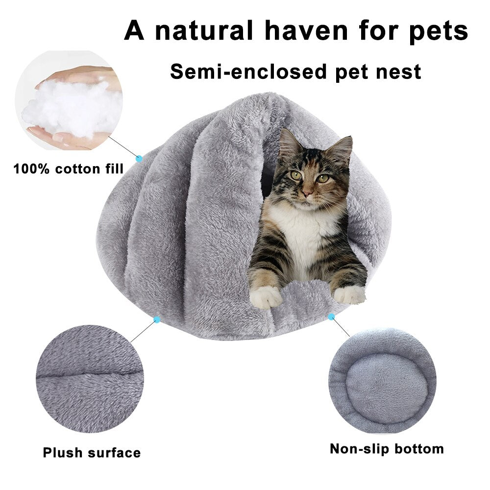Slippers Style Dog Bed Lovely Soft Suitable Cat House Plush Puppy Warm Cave Plush Pet Mat For Sleeping Cushion Small Dogs Kennel