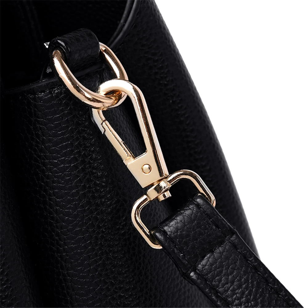 Neue 3-Haupttaschen-Leder-Luxus-Handtaschen für Damen, Designer-Umhängetaschen für Damen, kleine lässige Einkaufstasche, Sac A Main