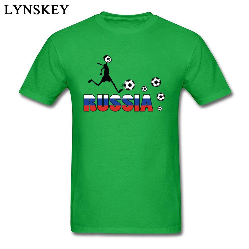 Funny T-shirt RUSSIA TEXT WITH FLAG Men Tees Cartoon Print Simple Style Tops Fitness Male Cotton Teeshirt