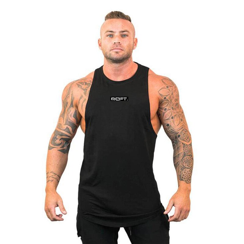 Brand Gyms Clothing Mens Bodybuilding Hooded Tank Top Cotton Sleeveless Vest Sweatshirt Fitness Workout Sportswear Tops Male