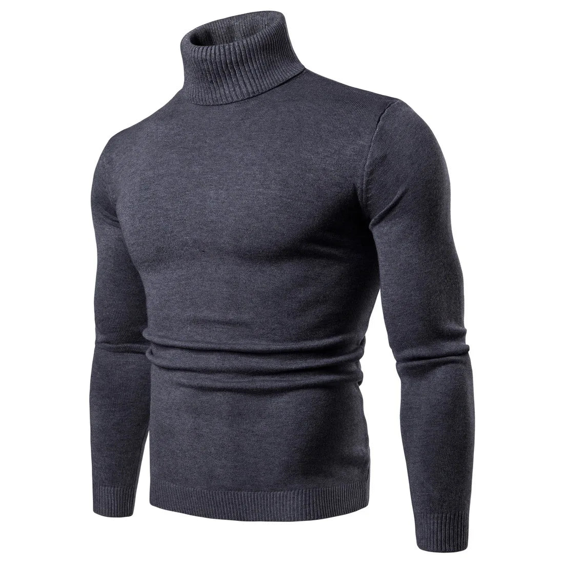 FAVOCENT Winter Warm Rollkragen Pullover Männer Fashion Solid Strick Herren Pullover Casual Männlichen Doppel Kragen Slim Fit Pullover