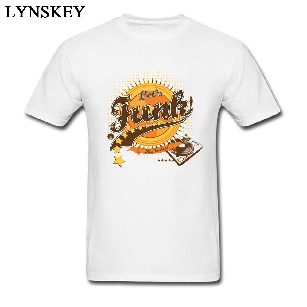 Let&#39;s Funk Mix Jazz Music Vintage Men T-shirt Out Of Sight Funny Hippie Classic Design Men Tshirts Hip Hop Rock Rockabilly