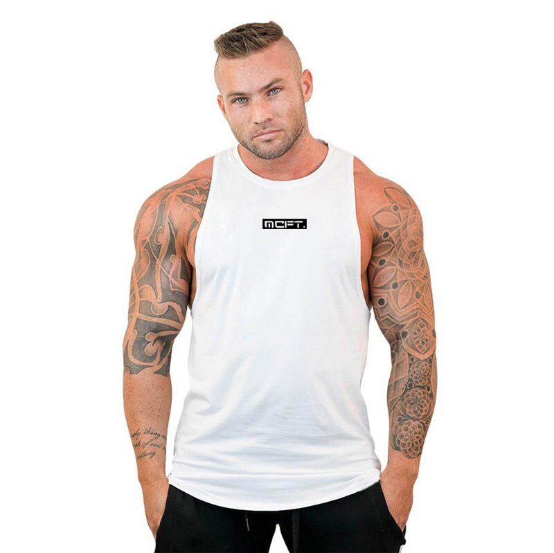 Brand Gyms Clothing Mens Bodybuilding Hooded Tank Top Cotton Sleeveless Vest Sweatshirt Fitness Workout Sportswear Tops Male