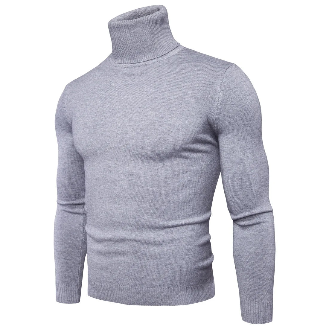 FAVOCENT Winter Warm Rollkragen Pullover Männer Fashion Solid Strick Herren Pullover Casual Männlichen Doppel Kragen Slim Fit Pullover