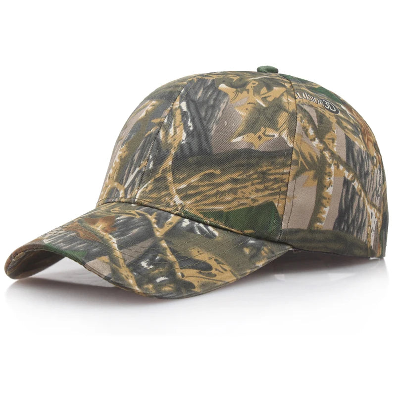 Outdoor Hunting Baseball Cap Quick Drying Jungle Sniper Camouflage Hat Man Woman Sun Hats hiking camping caps AI33