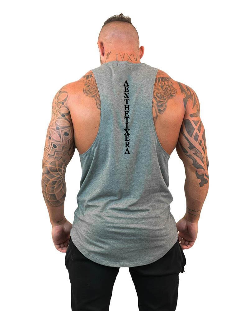 Muscleguys Brand Gyms Clothing Fitness Hooded Tank Top Men Bodybuilding Stringer Tanktop Workout Singlet Sleeveless Hoodie Shirt