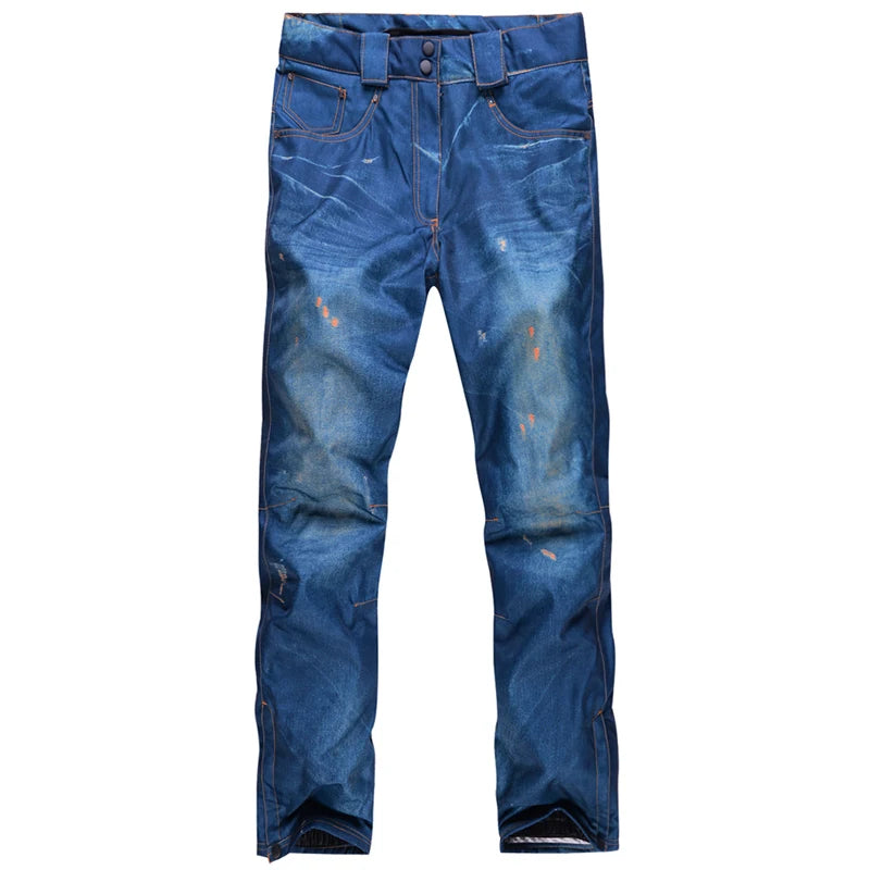 Thermische Jean Snowboard Hosen