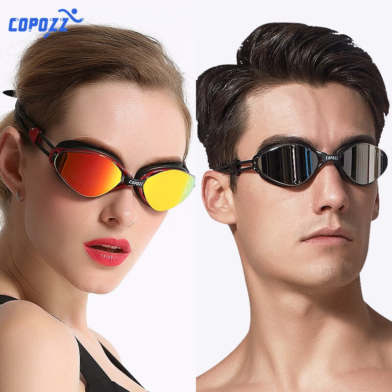 Brand New Professional Swimming Goggles Anti-Fog UV Adjustable Plating Men Women Waterproof  Silicone Swim Glasses Adult Eyewear