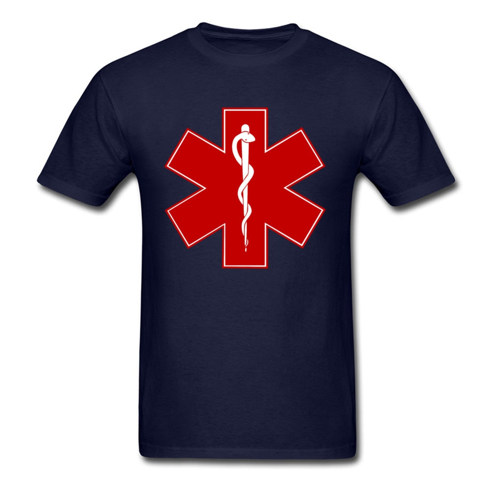 Ambulance T Shirt Men Bass Indie Music T Shirts Famous Brand Breath Cotton Male Shirt Sweatshirt Red Cross Christian Tshirt