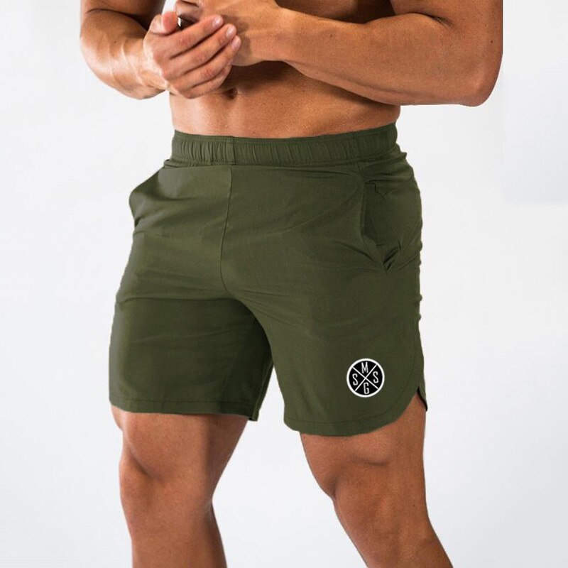 Muscleguys Men&#39;s Gyms Board Shorts Sexy Beach Bermuda Wear Sea Short Men Shorts quick dry Joggers Sweatpants Fitness Shorts