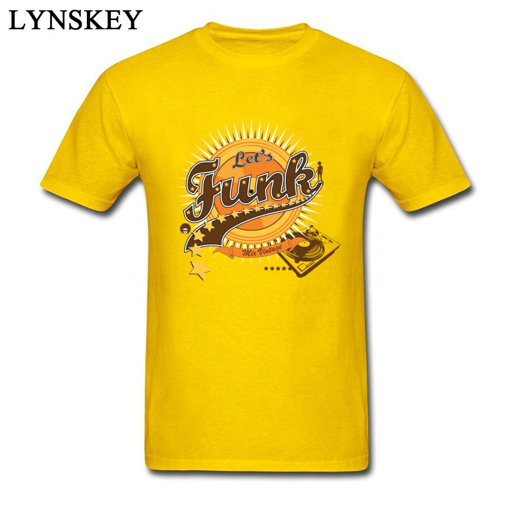 Let&#39;s Funk Mix Jazz Music Vintage Men T-shirt Out Of Sight Funny Hippie Classic Design Men Tshirts Hip Hop Rock Rockabilly