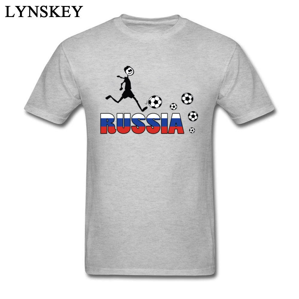 Funny T-shirt RUSSIA TEXT WITH FLAG Men Tees Cartoon Print Simple Style Tops Fitness Male Cotton Teeshirt