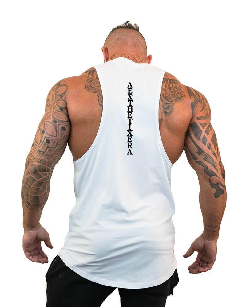 Muscleguys Brand Gyms Clothing Fitness Hooded Tank Top Men Bodybuilding Stringer Tanktop Workout Singlet Sleeveless Hoodie Shirt