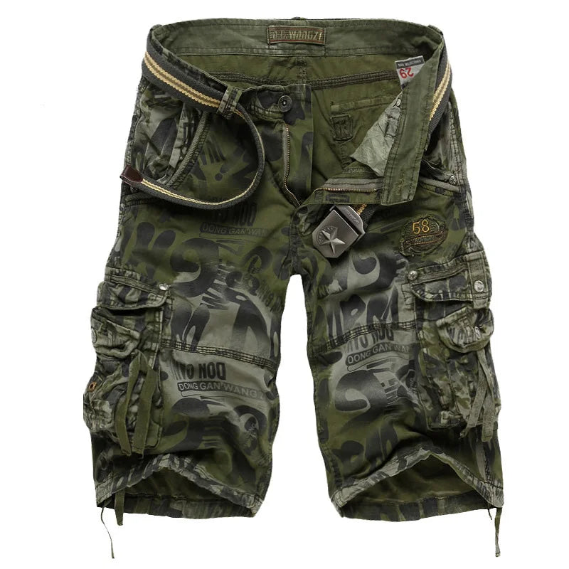 Summer Camouflage Cargo Shorts