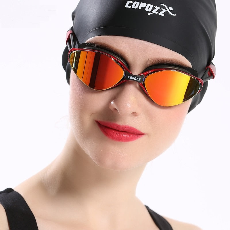Brand New Professional Swimming Goggles Anti-Fog UV Adjustable Plating Men Women Waterproof  Silicone Swim Glasses Adult Eyewear