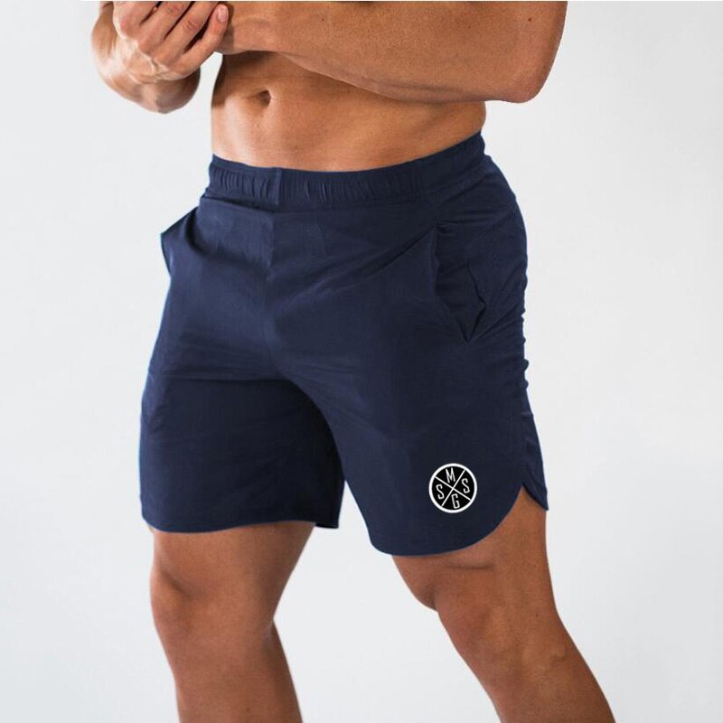 Muscleguys Men&#39;s Gyms Board Shorts Sexy Beach Bermuda Wear Sea Short Men Shorts quick dry Joggers Sweatpants Fitness Shorts
