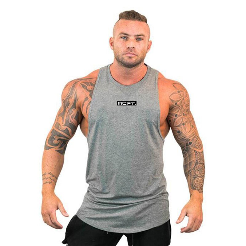 Brand Gyms Clothing Mens Bodybuilding Hooded Tank Top Cotton Sleeveless Vest Sweatshirt Fitness Workout Sportswear Tops Male