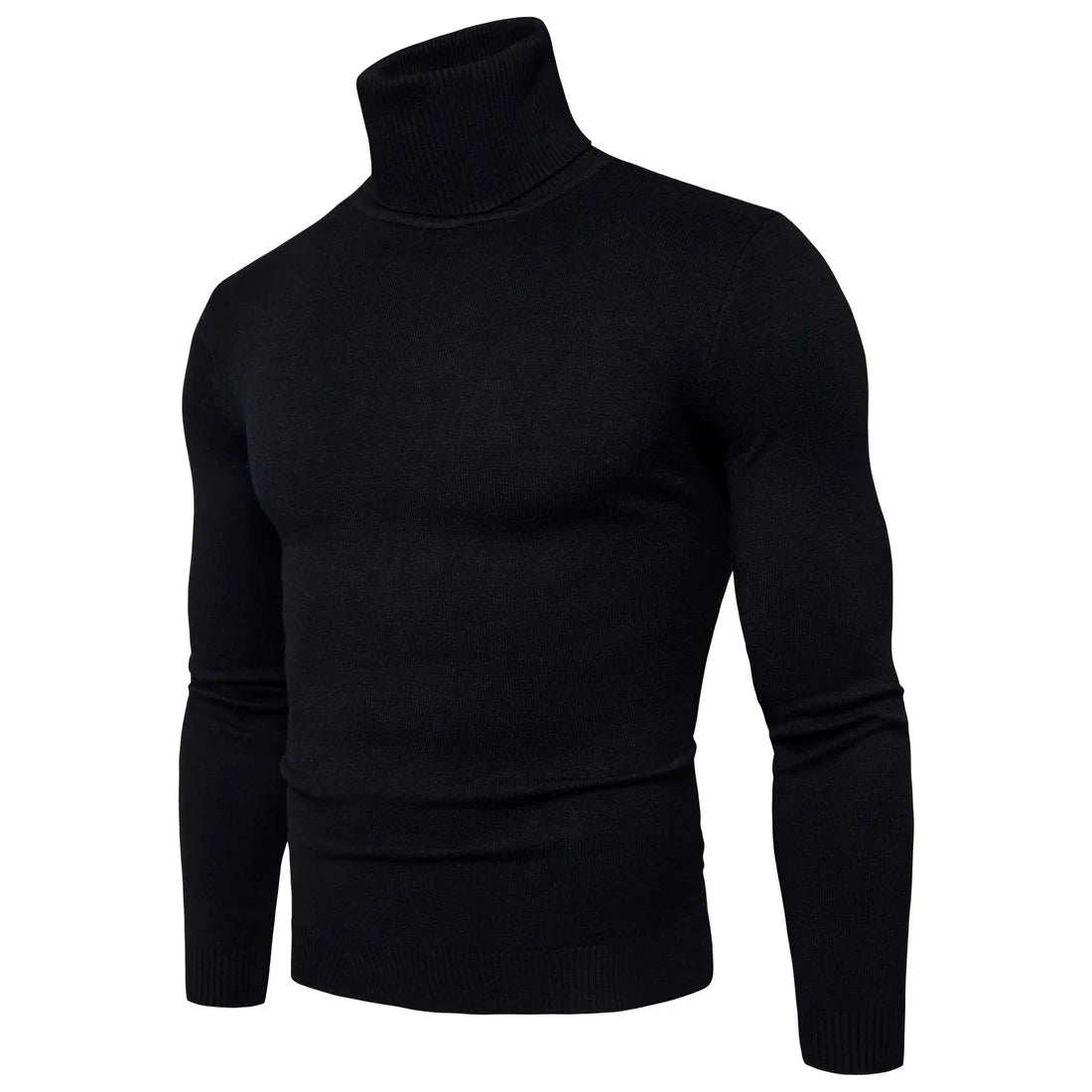 FAVOCENT Winter Warm Rollkragen Pullover Männer Fashion Solid Strick Herren Pullover Casual Männlichen Doppel Kragen Slim Fit Pullover