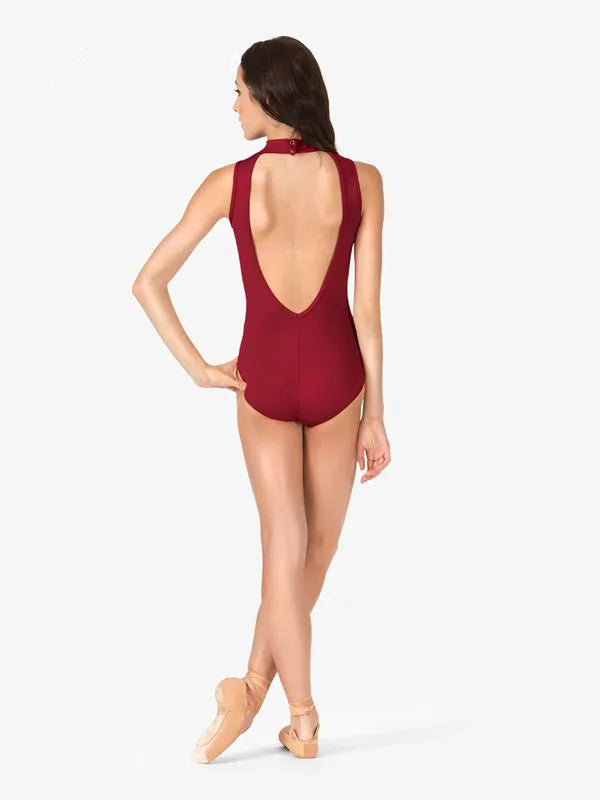 Speerise Backless Sleeveless Spandex Ballet Leotards For Women Ballet Dancewear Adult Dance Practice Clothes Gymnastics Leotards