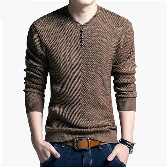 Heißer Verkauf Einfarbig Pullover Männer V-ausschnitt Männer Pullover Casual Langarm Marke Herren Pullover Hohe Qualität Wolle Kaschmir pullover