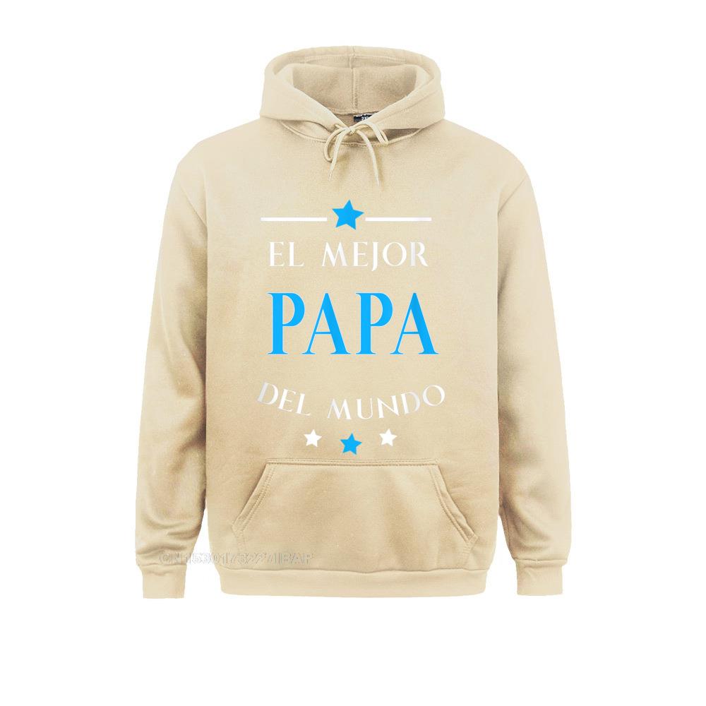 Mens El Mejor Papa Del Mundo Camisa Regalos Para Papa Shirts Newest Party Hoodies Mother Day For Male Preppy Style Sportswears