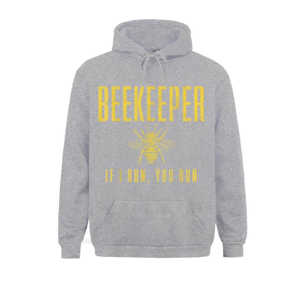 Mens Beekeeper If I Run You Run Funny Beekeeping Beekeeper Hoodie Brand Women Hoodies Family Sweatshirts Long Sleeve Clothes