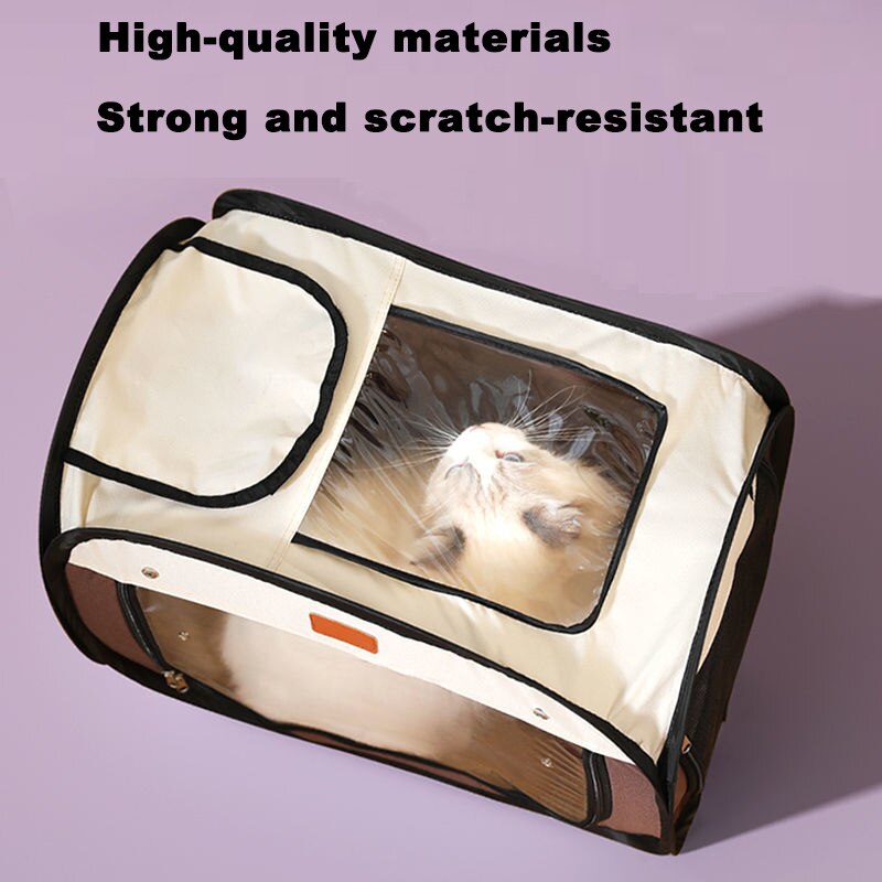 Pet Drying Box Cat Dog Bathing Grooming House Folding Dogs Hair Dryer Blow Box Foldable Portable Pet Cage Tent Bag Puppy Cage