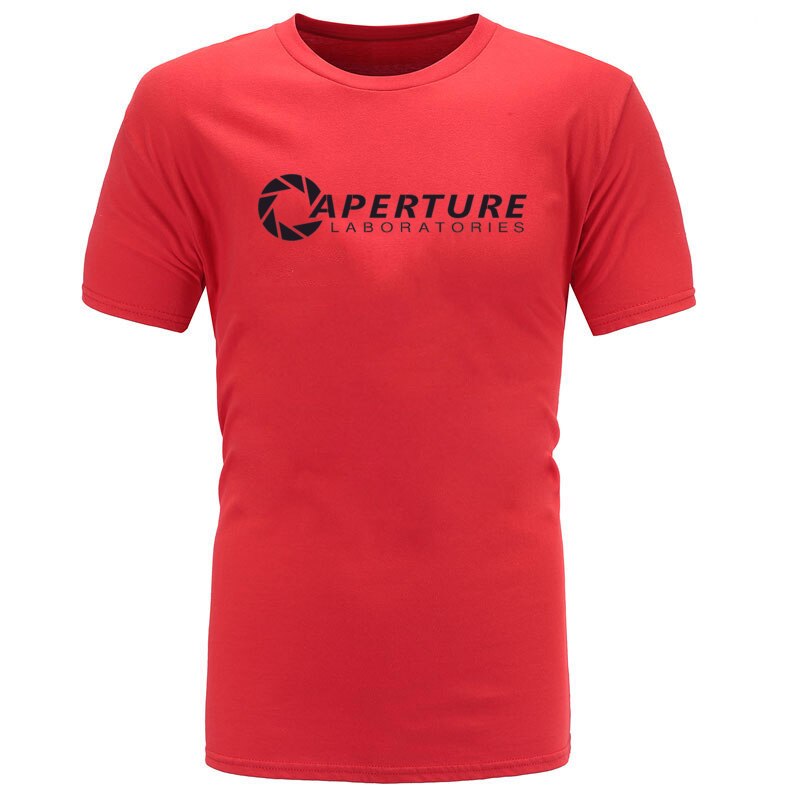 Aperture Laboratories Game Special Men T-shirts O-Neck Short Sleeve Pure Cotton Tops Tee Birthday T-Shirt Top Quality Sweatshirt