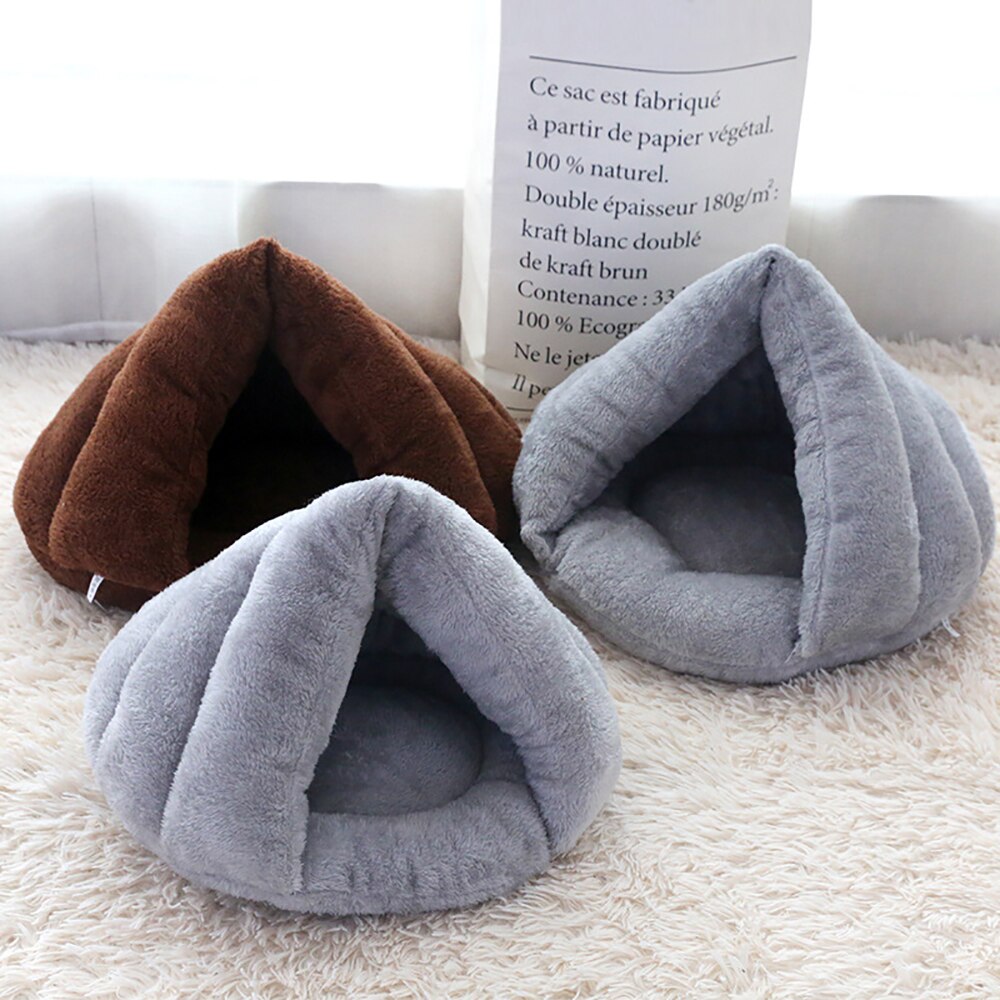 Slippers Style Dog Bed Lovely Soft Suitable Cat House Plush Puppy Warm Cave Plush Pet Mat For Sleeping Cushion Small Dogs Kennel