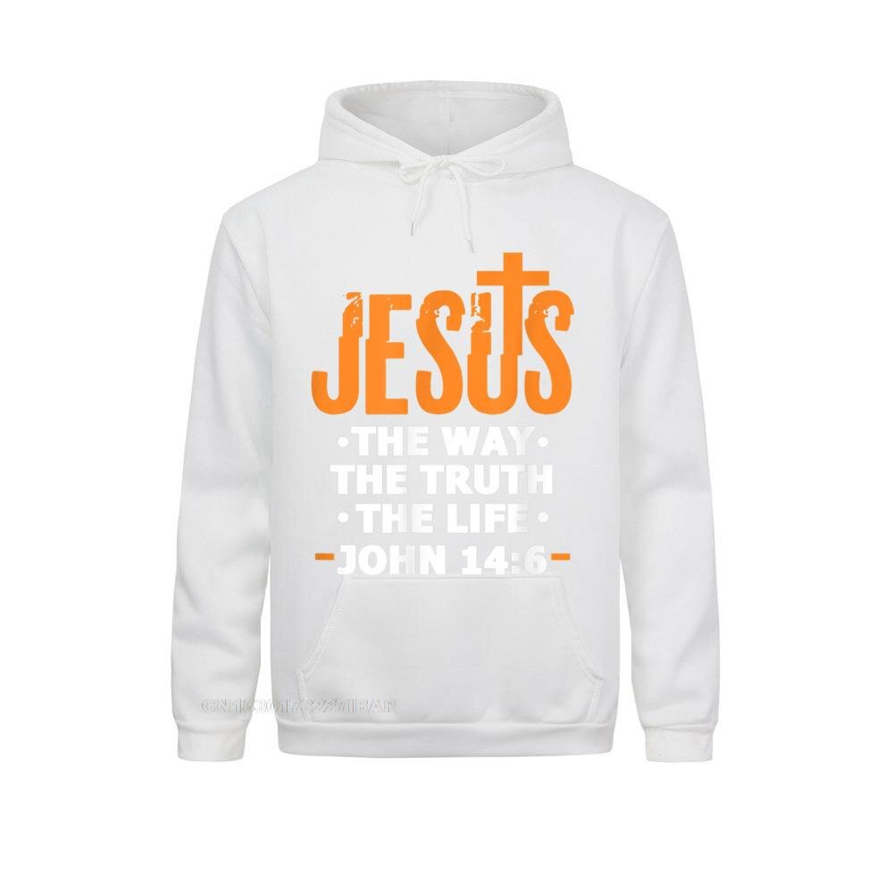 Jesus The Way Truth Life John 14 6 Christian Bible Verse Hoodie Hoodies Clothes Fall Faddish Custom Women England Style