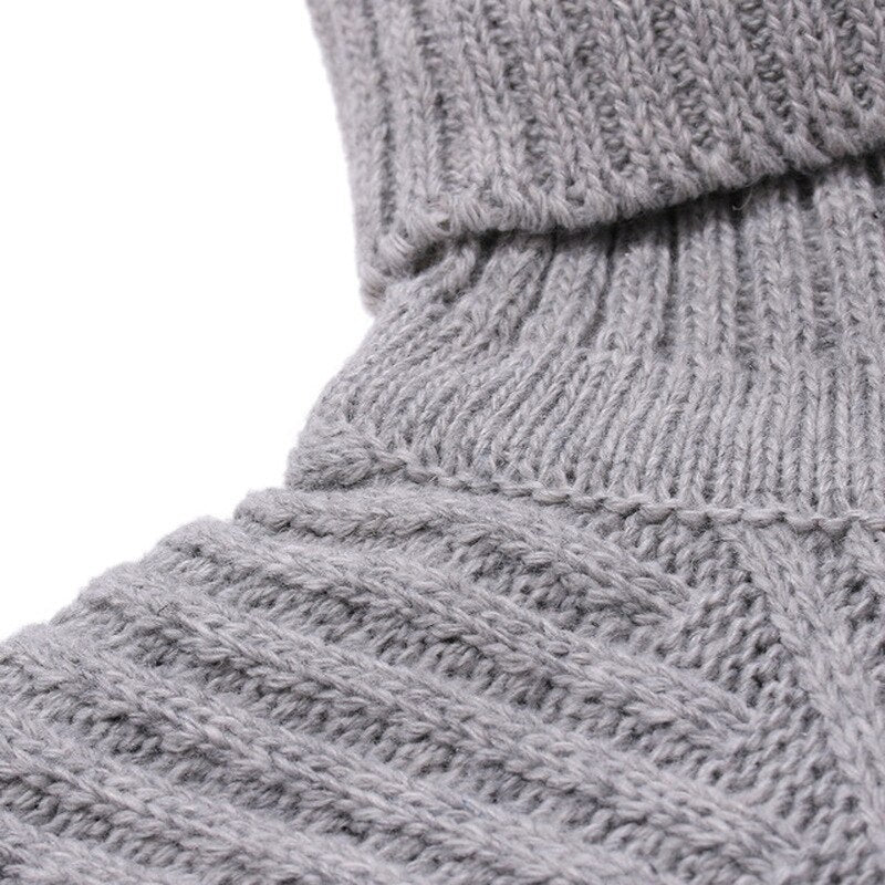New Autumn Winter Fashion Brand Clothing Men&#39;s Sweaters Warm Slim Fit Turtleneck Men Pullover  Knitted Sweater Men