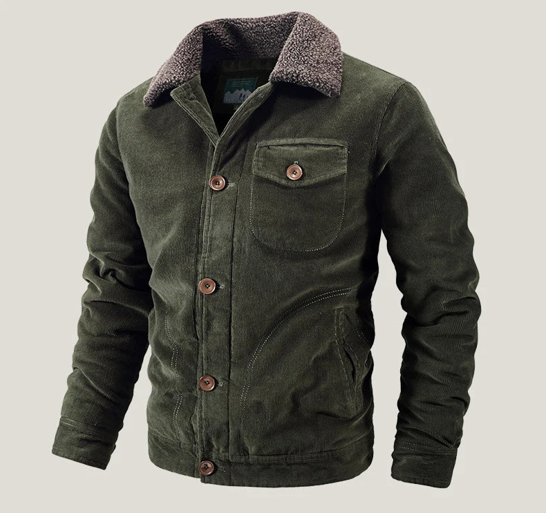 Winter Herren Cord jacke 6xl verdicken Lamm Kaschmir Baumwolle gepolsterte Kleidung Herren bekleidung übergroße Freizeit jacke Mäntel a2f1852