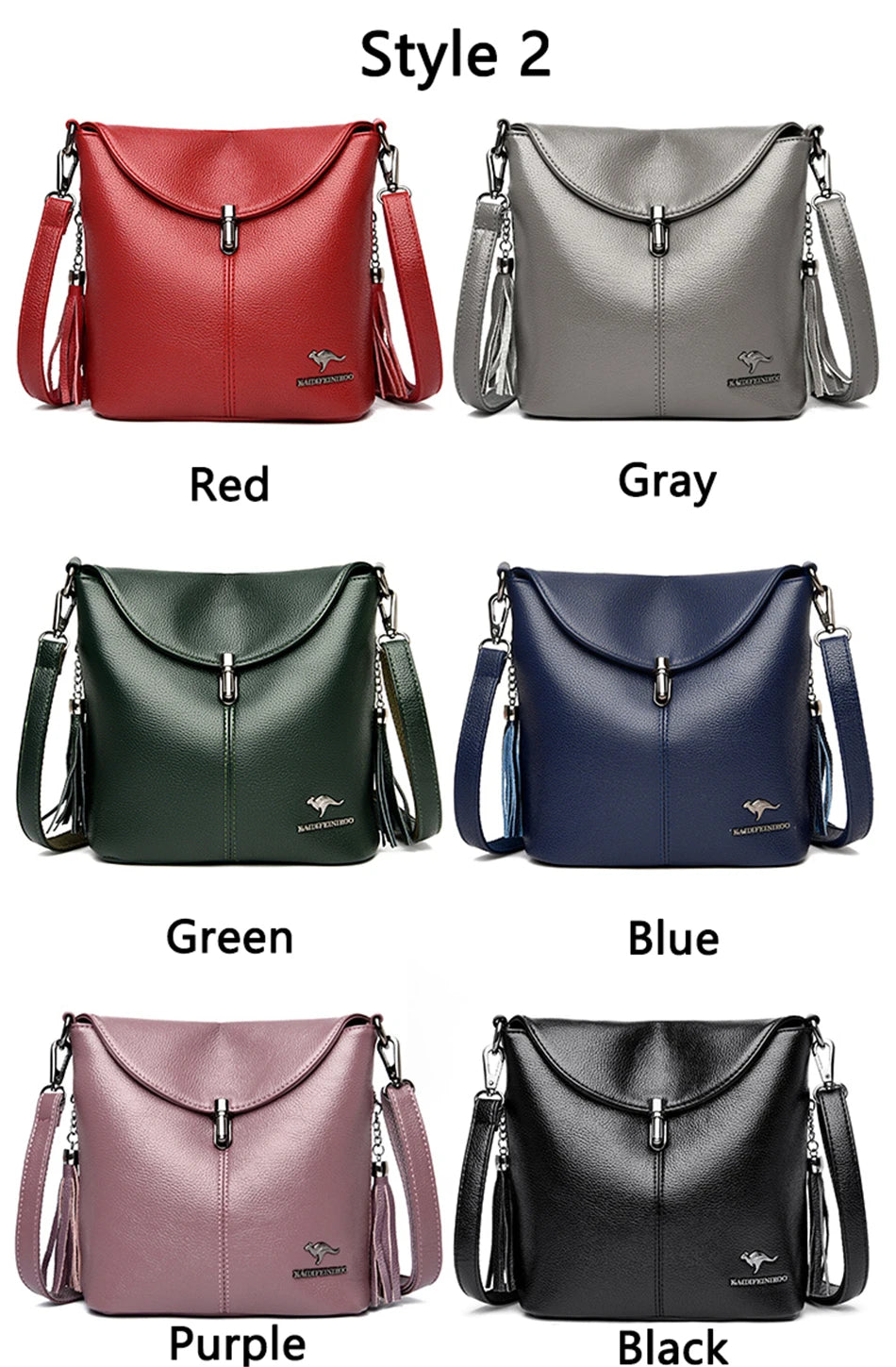 Leder Lässige Umhängetaschen für Frauen 2024 Damen Luxus Designer Handtasche Hohe Qualität Schulter Tasche Sac Cross Body Tasche Frau