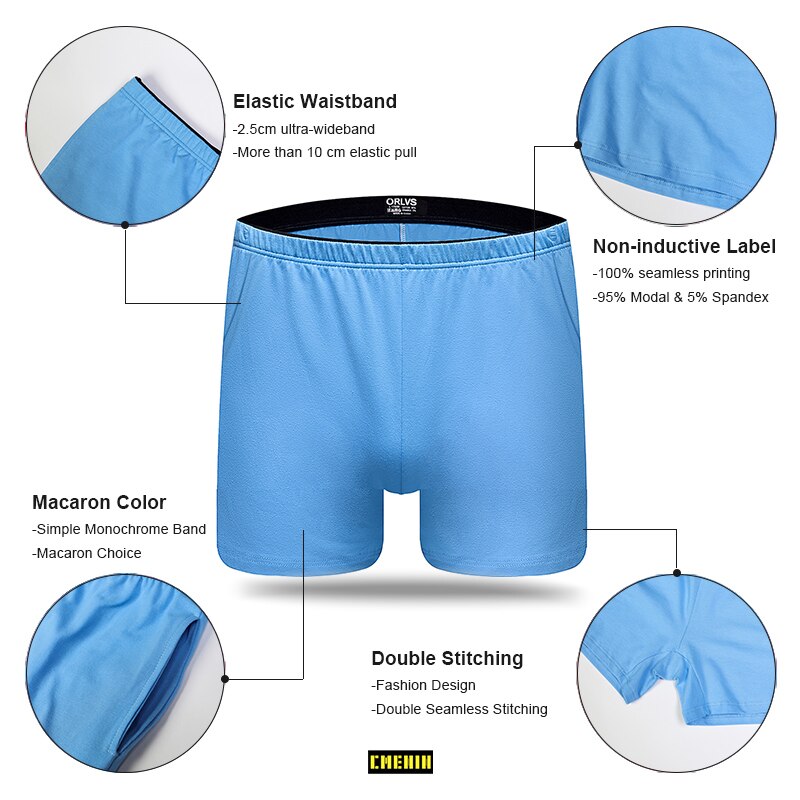 Men Underwear Cotton Pouch Boxershorts