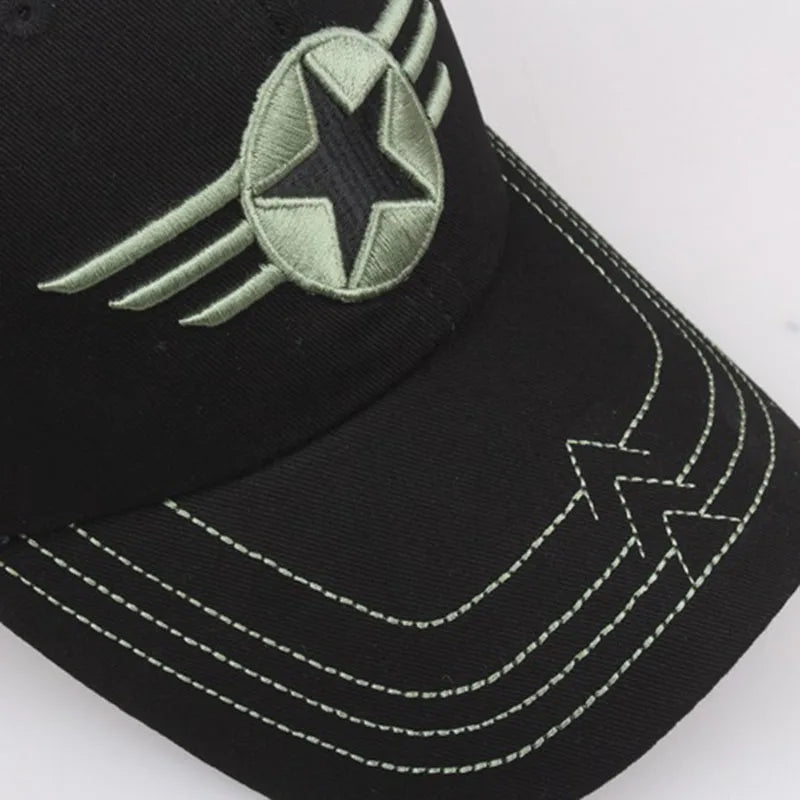 Designer 100% Cotton Baseball Caps High Quality Embroidery Adjustable Casual Baseball Cap For Hunting Fishing Men Women Sunhat