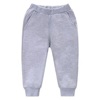 7 farben Einfarbig Kinder Hosen Beiläufige Lose Mädchen Jogginghose Komfortable Baumwolle Hosen Für Jungen Hosen Kinder Kleidung 1-8Y