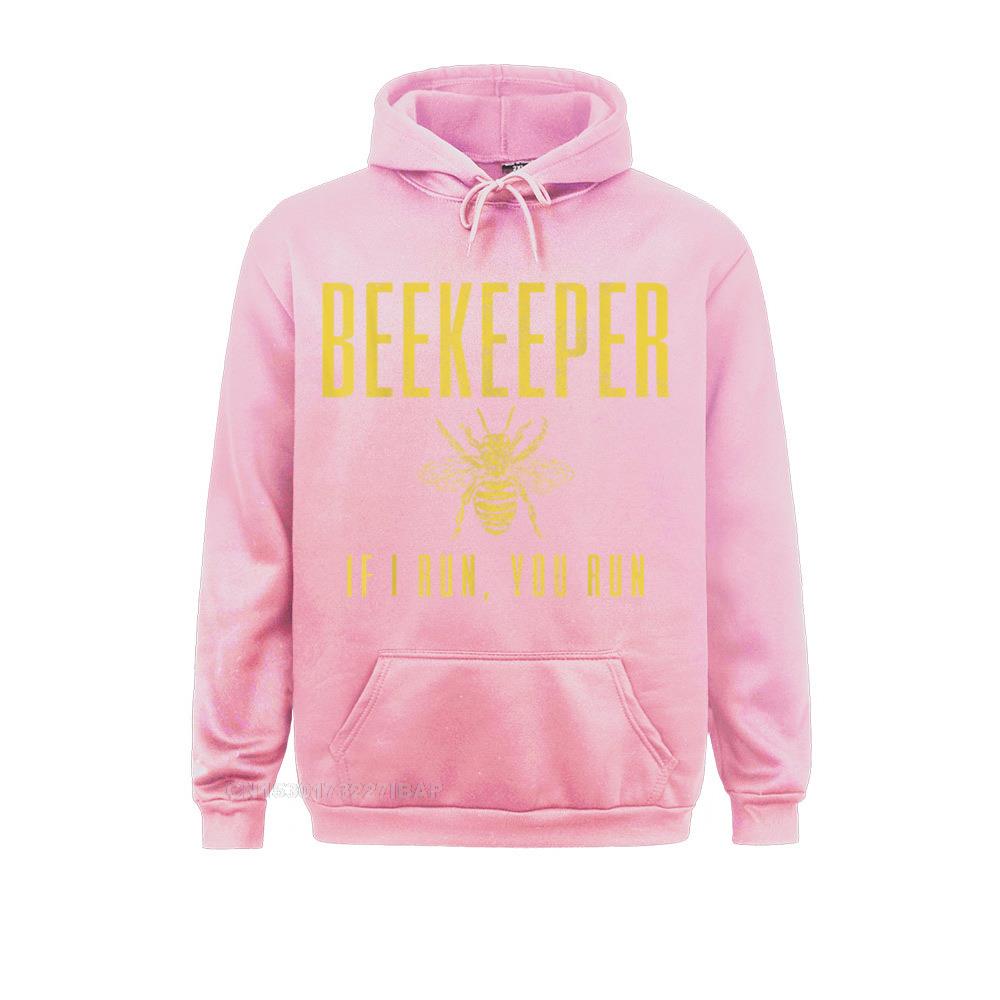 Mens Beekeeper If I Run You Run Funny Beekeeping Beekeeper Hoodie Brand Women Hoodies Family Sweatshirts Long Sleeve Clothes