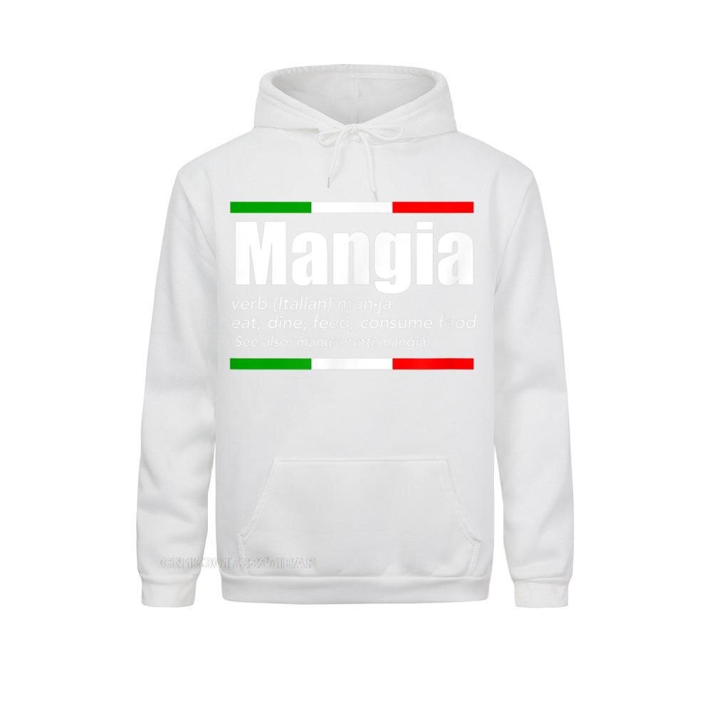 Mangia Italian Slang Funny Sayings TShirt Italy Humor Shirt Sweatshirts Fashionable Cool Women&#39;s Hoodies Hip Hop Sportswears