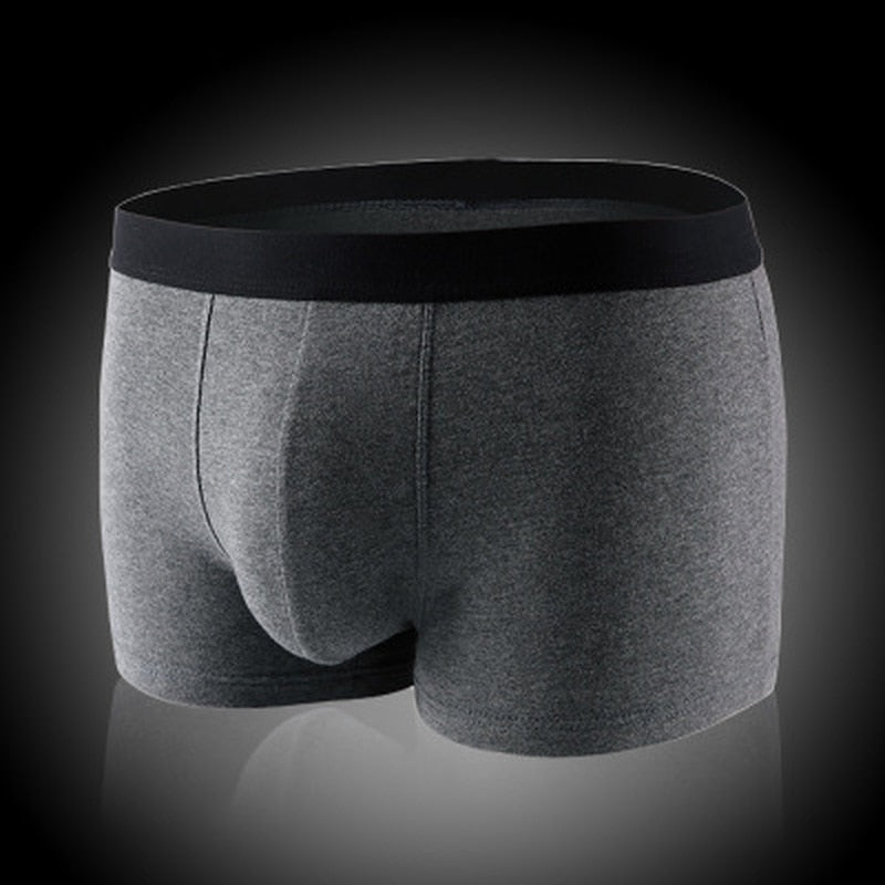 4 Pieces/lot Men Boxer Modal Underwear Boxers Cuecas Male Breathable Boxers U Convex Pouch Sexy Underpants Printed Cotton Shorts