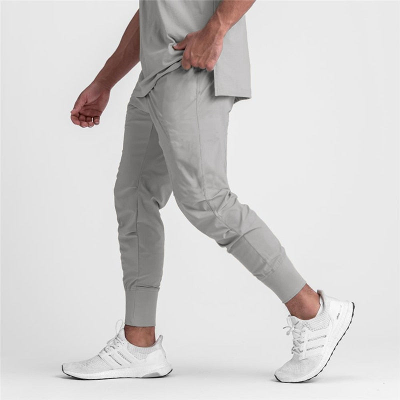 Joggers Pants Men Autumn Thin Fitness Sweatpants Running Pants Gym Clothing Jogging Trackpants Sports Bodybuilding Trousers