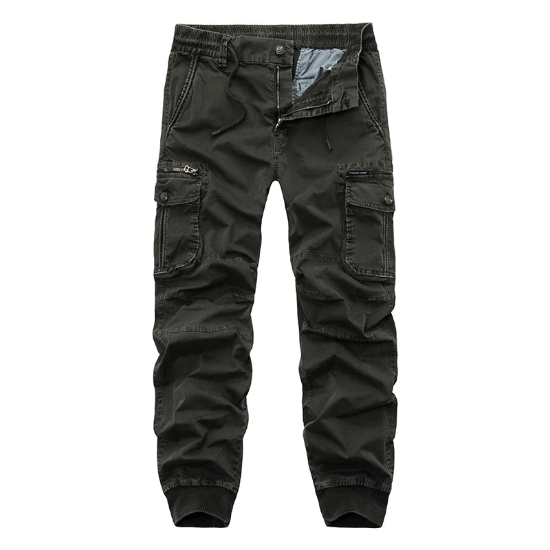 Cargo Pants Men Casual Solid Breathable Pants Men Army Military Trousers Mens Tactical Cargo Pants Male Pockets Joggers Trousers