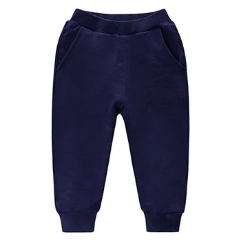 7 farben Einfarbig Kinder Hosen Beiläufige Lose Mädchen Jogginghose Komfortable Baumwolle Hosen Für Jungen Hosen Kinder Kleidung 1-8Y