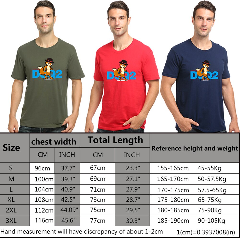 dsq summer 100% cotton High Quality DSQ2 Letters Men's and Women's T-shirt casual O-Neck T-shirt short sleeve tees T-shirt for