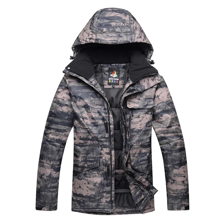 Neue Herren Camouflage Ski Anzug Wasserdicht Atmungsaktiv Snowboard Jacke Winter Schnee Hosen Anzüge Männlichen Skifahren und Snowboarden Sets